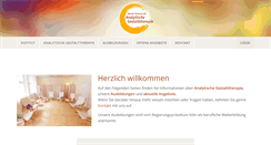 Desktop Screenshot of gestalttherapie-bonn.de
